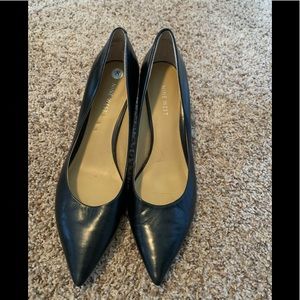 Nine West low black heels